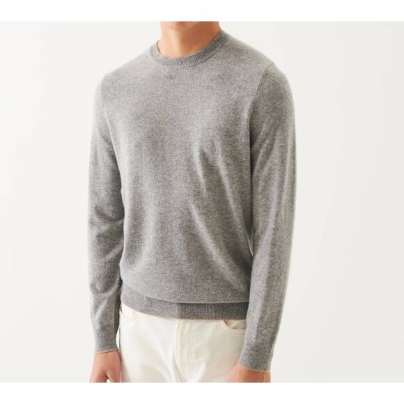 Patrick Assaraf Cashmere Crewneck in Grey sz XL - Picture 1 of 6